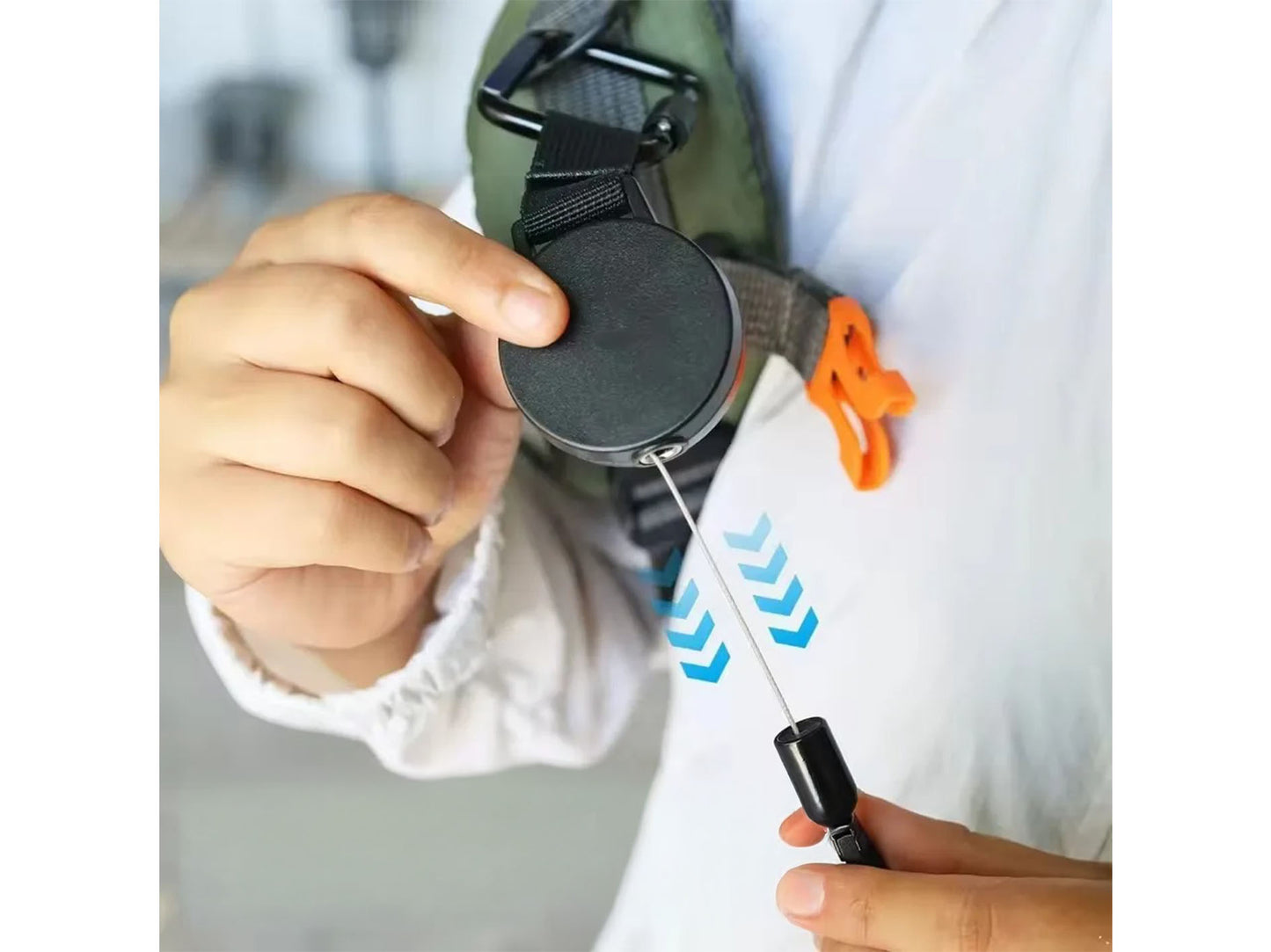 Vexo SecureClip - Cordon de sécurité rétractable