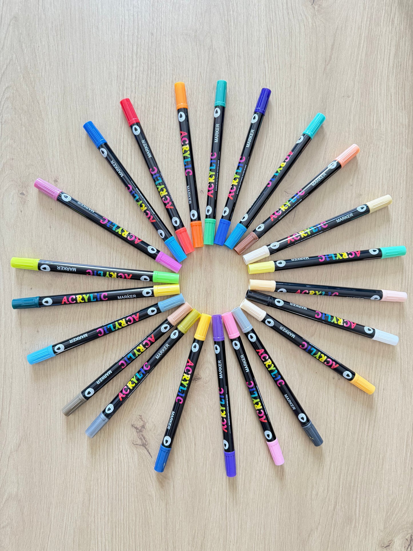 Colorello™ — Set Pennarelli Acrilici Doppia Punta